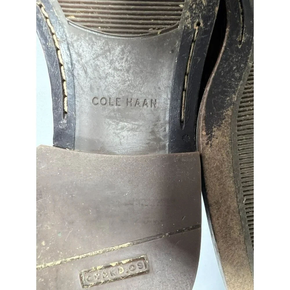 Cole Haan Grand Os Men's Shoes Size 8.5 M Brown Wingtip Oxford Madison Medallion